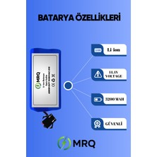 Anker Eufy Robovac G10 Robot Süpürge Bataryası (Ultra Mega Yüksek Kapasite) 3200MAH Batarya