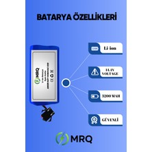 Anker Eufy Robovac G30 Robot Süpürge Bataryası (Ultra Mega Yüksek Kapasite) 3200MAH Batarya