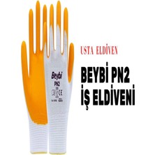 Beybi Nitril Sarı İş Eldiveni No:10 12'li Paket