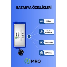 Anker Eufy Robovac G10 Robot Süpürge Bataryası (Ultra Yüksek Kapasite) 2800MAH Batarya