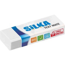 Silka Text Mate 1 Adet Beyaz Silgi Ölçüler ile Kullanıma Uygun Kırtasiye