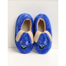 Oksit Mino Kulakcıklı Mavi Kaydırmaz Bebek Çocuk Panduf Erkek Çocuk Ayakkabısı