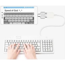 USB To Type - C Ye Dönüştürücü - Klavye Mouse Joystick Telefona Bağlama