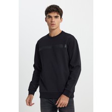 Lee Regular Fit Normal Kesim Bisiklet Yaka Siyah Sweatshirt