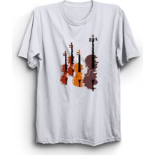 The Fame Kemanlar, Resim, Violins, Müzisyen, Musician, Müzik %100 Pamuk Tişört