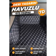 Stiloto Peugeot 406 (1997-2003) Birebir Uyumlu Araca Özel 7d Deri Havuzlu Tam Set Oto Paspas