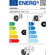 Cooper 255/45 R18 103Y Xl Zeon Cs8 Oto Yaz Lastiği (Üretim Yılı: 2023)