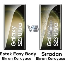 ZORE Galaxy S24 Ultra Hizalama Aparatlı Estek Easy Body Ekran Koruyucu-Siyah