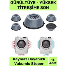 Carlburn Özel Üretim Gürültü Engelleyici Titreşim Önleyici Kauçuk Çamaşır Bulaşık Makinesi 16 Adet Ayak Pedi