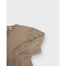 RG Brand Genç Keten Dantelli Elbise ve Saç Bandı