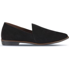 Bueno Shoes Siyah Nubuk Kadın Babet 01WD3709 01WD3709