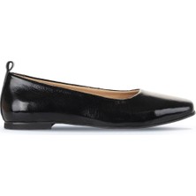 Bueno Shoes Siyah Rugan Deri Kadın Babet 01WD1301 01WD1301