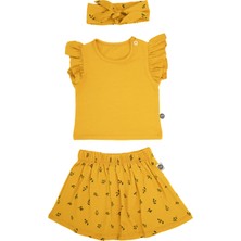 RG Brand Bebek Doğal Baskılı Etek Takımı