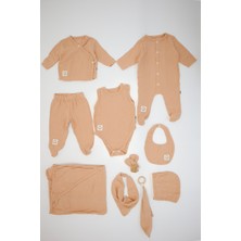 RG Brand Müslin Kumaş 10 Parça Yenidoğan Bebek Seti