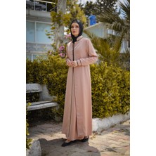 Harika Wear Ton Ipekli Abaya Takımı ( Abaya-Elbise-Kemer )