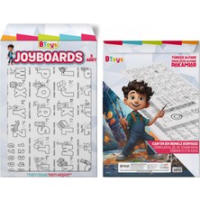 Btoys Joyboards Türkçe Alfabe, Ingilizce Alfabe, Rakamlar 3 Adet