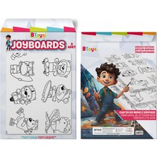Btoys Joyboards Eğleceli Hayvanlar, Çiftlik Dünyam, Vahşi Hayvanlar 3 Adet