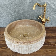 Sipahi Marble Noche Traverten Dışı Patlatma Lavabo