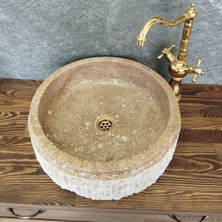 Sipahi Marble Noche Traverten Dışı Patlatma Lavabo
