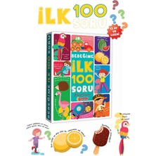 NillyToys Bebeğime Ilk 100 Soru Flash Cards Zeka Kartları Bebek ve Etkinlik