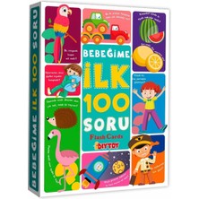 NillyToys Bebeğime Ilk 100 Soru Flash Cards Zeka Kartları Bebek ve Etkinlik