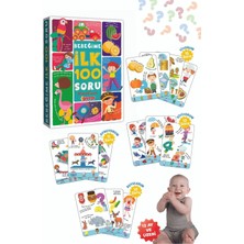 NillyToys Bebeğime Ilk 100 Soru Flash Cards Zeka Kartları Bebek ve Etkinlik