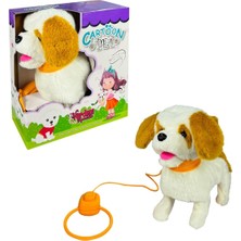 NillyToys Peluş Tasmalı Yürüyen Köpek