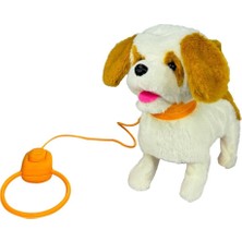 NillyToys Peluş Tasmalı Yürüyen Köpek