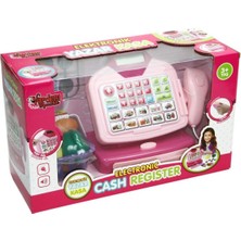 NillyToys Pilli Işıklı ve Sesli Elektronik Yazar Kasa - Pembe