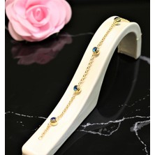 HAKAN GÜLER KUYUMCULUK Altın Nazar Boncuklu Bileklik-Künye