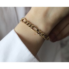 HAKAN GÜLER KUYUMCULUK Gurmet Taşsız  Figaro Bileklik-Künye