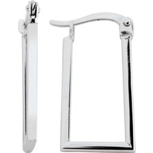 HAKAN GÜLER KUYUMCULUK Dikdörtgen Küpe