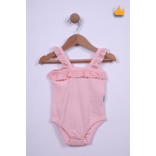 Babyhola Kız Bebek Dantel Fırfır Askılı Badi 3310