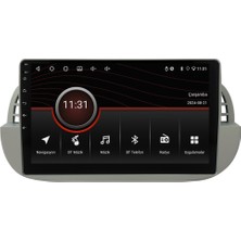 Carvocal Fiat 500 Multimedya Sistemi Beyaz Çerçeve (2008-2014) Crv-4652Xr