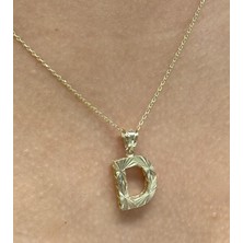 HAKAN GÜLER KUYUMCULUK  14 Ayar Altın 3 Boyutlu D Harfi