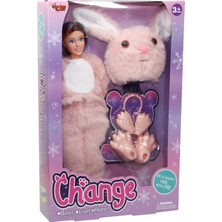 Nilly Toys Hayvan Kostümlü Aksesuarlı 28 cm Bebek - Renkli Unicorn
