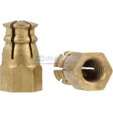 M4 5,5x10 Mm. Pirinç Açılan Metal Dübel-20 Adet