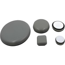 Sandalye Koltuk Keçesi Teflon Plastik Yapışkanlı 38 Mm.-8 Adet