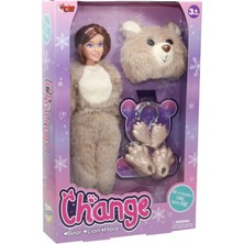 Nilly Toys Hayvan Kostümlü Aksesuarlı 28 cm Bebek - Renkli Unicorn