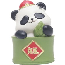 Tasteful Çin Yılı Panda Figürü Süsü Reçine Malzeme Odası D (Yurt Dışından)