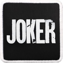 Unisex Siyah Değiştirilebilir Şapka Sticker- Joker Tasarım