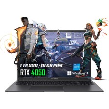 Asus Vivobook 16X I5-13500H 16GB 1tb SSD Fhd 120hz Wuxga 16.0" WIN11 Home Nvidia Geforce Rtx 4050 6gb Taşınabilir Bilgisayar K3605VU-N1066W