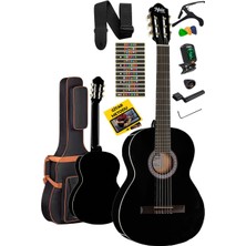 Midex MGX-200BK Kaliteli Klasik Gitar 4/4 Yetişkin Boy Full Set