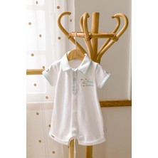 Babyhola %100 Pamuk Kız Erkek Bebek Tulum Bayramlık 13756