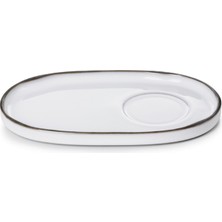 Revol Caractere Gourmet Fincan Tabağı Beyaz