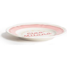 Bitossi Home La Tavola Ciao Milano Porselen Tabak 16,5 cm Pembe