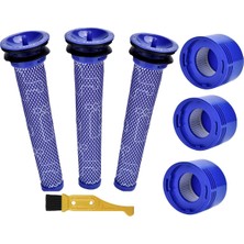 Sumsool Dyson V7,v8 Için 3 Paket Ön Filtre ve 3 Paket Hepa Son Filtre (Yurt Dışından)