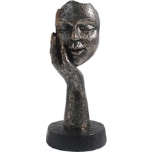 Tasteful Koleksiyonluk Figür Soyut El Sanatları I Yüz Heykeli Için 15CMX6.5CM (Yurt Dışından)