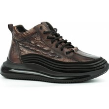 Voyager Lastik Bağlı Croco Deri Model Air Köpük Taban Erkek Bot E053