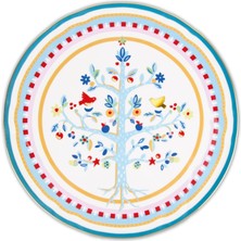Baci Milano Mamma Mia Ağaç Desenli Servis Tabağı 31 cm